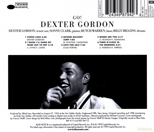 Gordon, Dexter: Go! (rudy Van Gelder Remaster) [CD]
