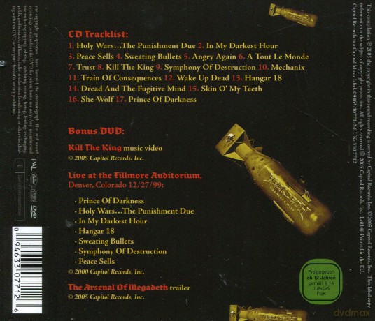 Megadeth: Greatest Hits:Back To The Start (special Edition) [2CD]