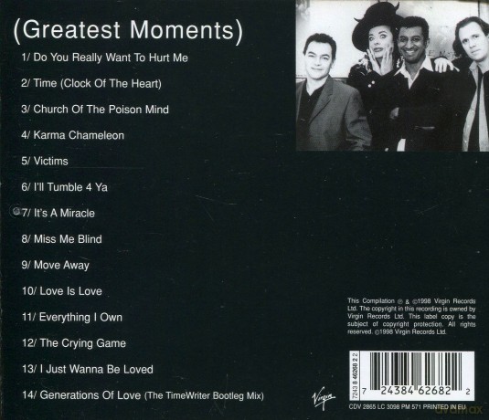 Culture Club: Greatest Moments [CD]