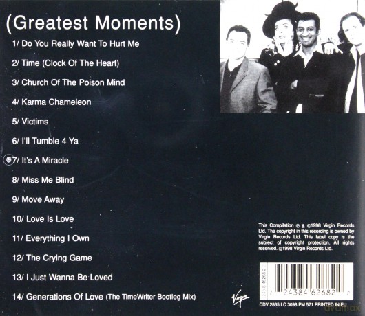 Culture Club: Greatest Moments [CD]