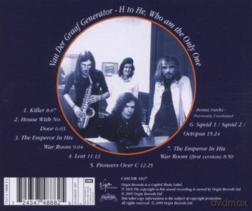 Van Der Graaf Generator: H To He Who Am The Only One [CD]