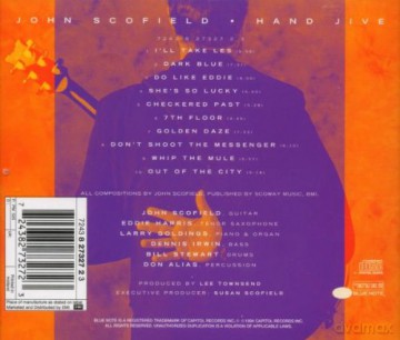 Scofield, John: Hand Jive [CD]