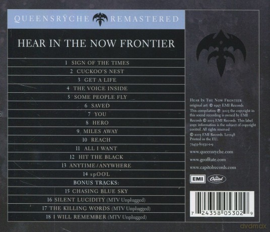 Queensryche: Hear In The Now Frontier [CD]