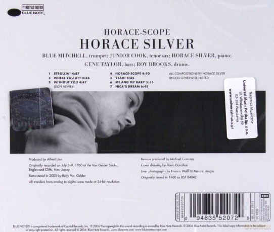 Silver, Horace: Horace - Scope (rvg) [CD]
