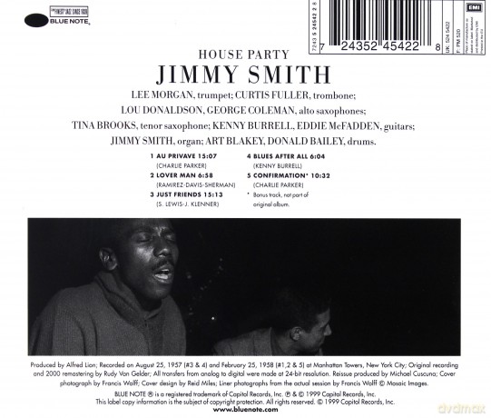 Smith, Jimmy: House Party (rudy Van Gelder Remaster) [CD]