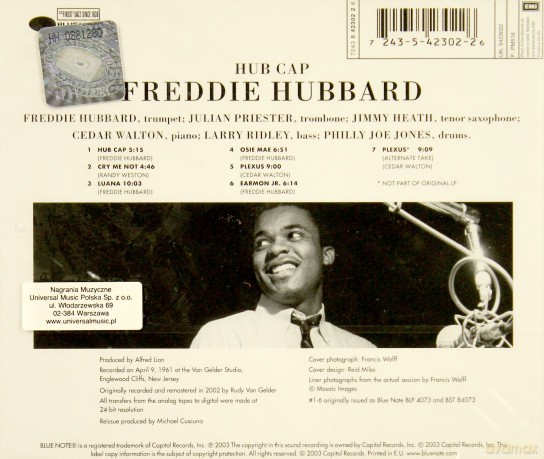 Hubbard, Freddie: Hub Cap [CD]
