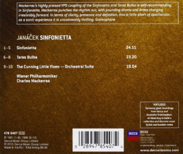 Mackerras, Charles: Janacek:Sinfonietta, Taras Bulba (virtuoso) [CD]