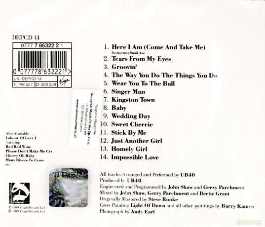 Ub40: Labour Of Love Ii [CD]