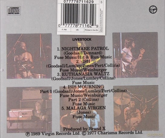 Brand X: Livestock [CD]
