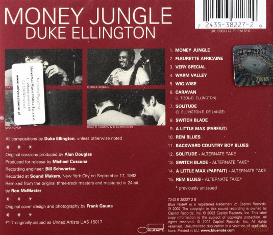 Ellington, Duke: Money Jungle [CD]
