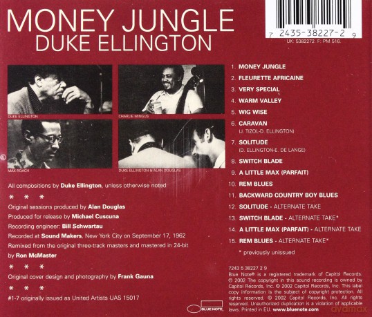 Ellington, Duke: Money Jungle [CD]