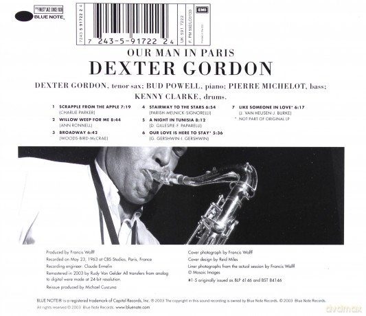 Gordon, Dexter: Our Man In Paris - Rvg [CD]