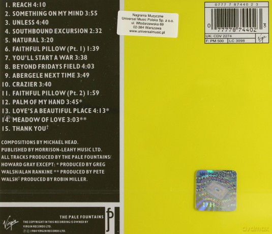 Pale Fountains, The: Pacific Street [CD]
