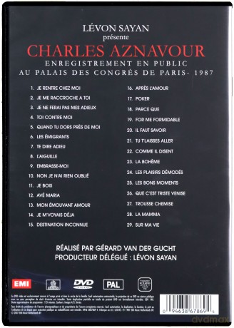 Aznavour, Charles: Palais Des Congres 1987 [DVD]