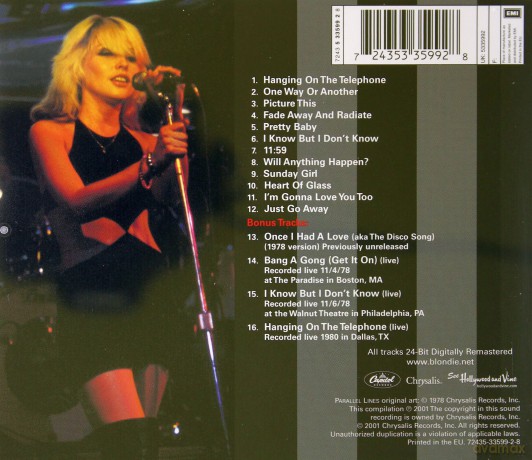 Blondie: Parallel Lines [CD]
