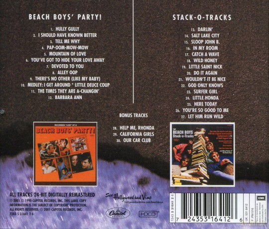 The Beach Boys: Party/Stack Of Tracks [CD]