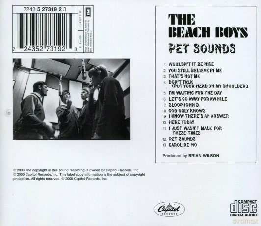 The Beach Boys: Pet Sounds (mono Version) [CD]