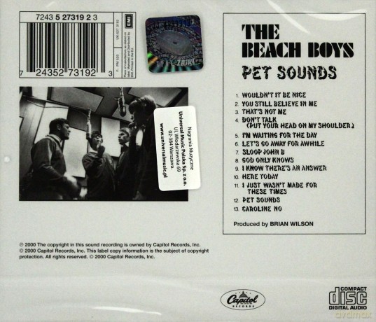 The Beach Boys: Pet Sounds (mono Version) [CD]