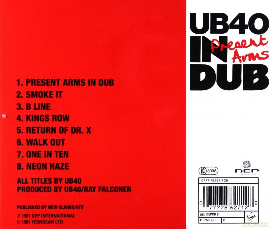 Ub40: Present Arms In Dub [CD]