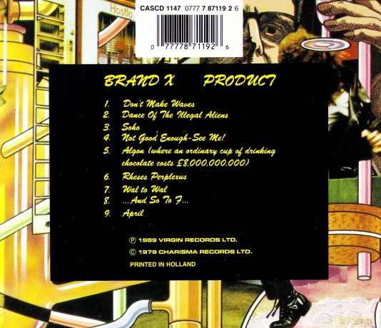 Brand X: Product [CD]