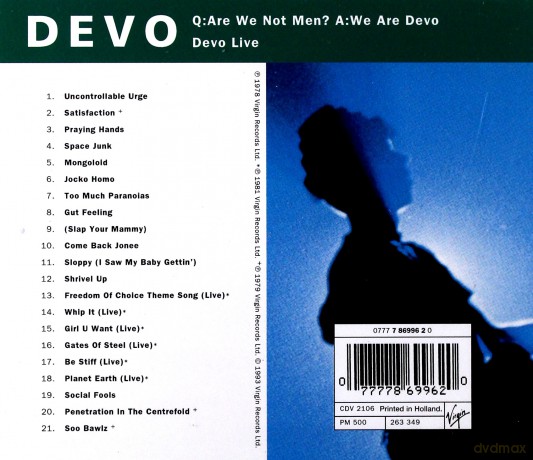 Devo: Q: Are We Not... [CD]