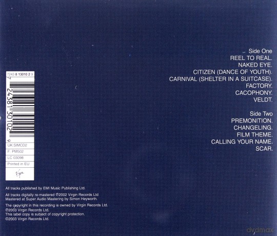 Simple Minds: Reel To Real Cacophony [CD]