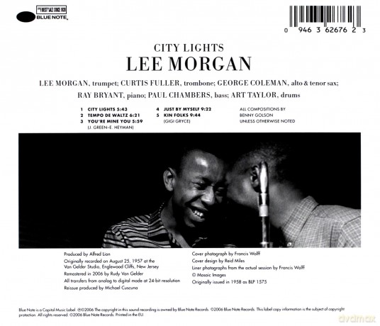 Morgan, Lee: Rvg: City Lights [CD]