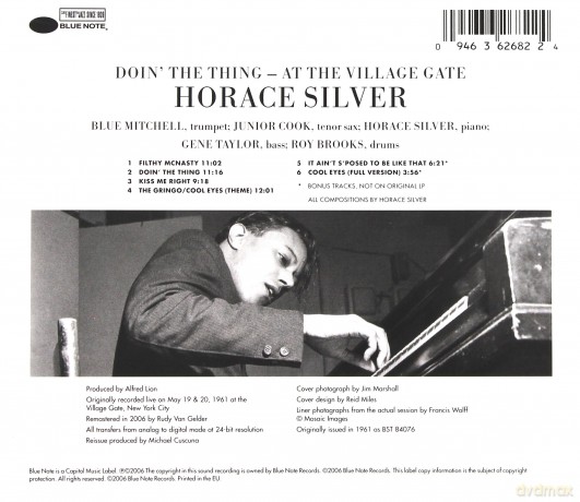 Silver, Horace: Rvg: Doin' The Thing At The Village Gate [CD]