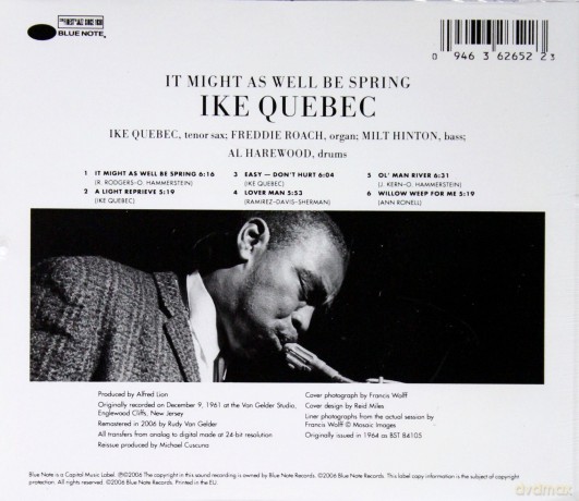 Quebec, Ike: Rvg: It Might As Well Be Spring [CD]