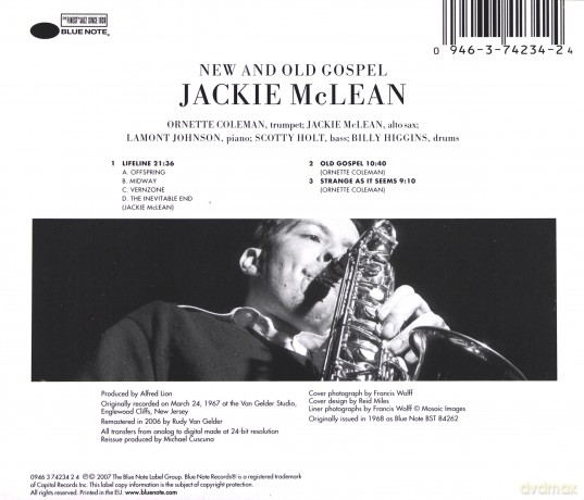 Mclean, Jackie: Rvg: New And Old Gospel [CD]