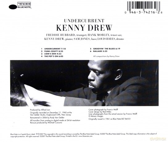 Drew, Kenny: Rvg: Undercurrent [CD]