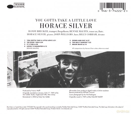 Silver, Horace: Rvg: You Gotta Take A Little Love [CD]