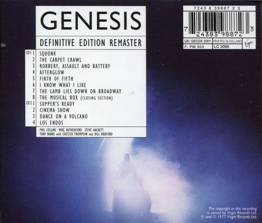 Genesis: Seconds Out [2CD]