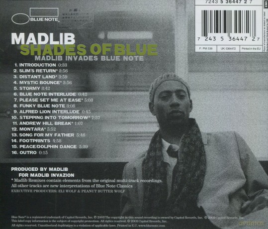 Various: Shades Of Blue: Madlib Invades Blue Note [CD]