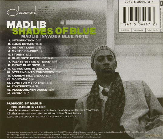 Various: Shades Of Blue: Madlib Invades Blue Note [CD]