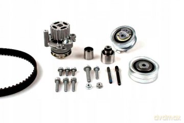 Zestaw paska rozrządu HEPU PK06545 Pompa wodna + Audi Skoda VW Seat Mitsubishi