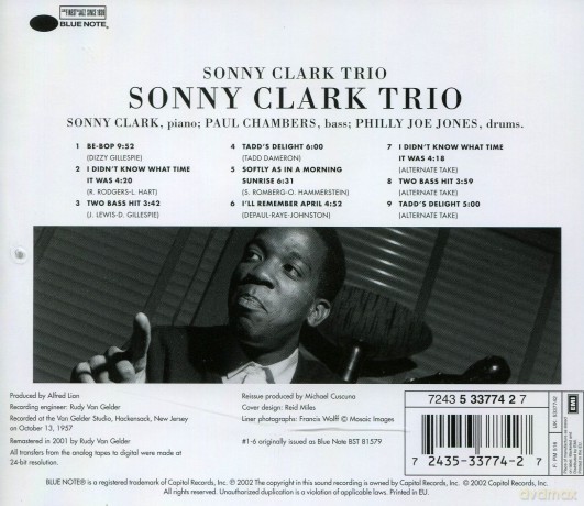 Sonny Clark: Sonny Clark Trio [CD]