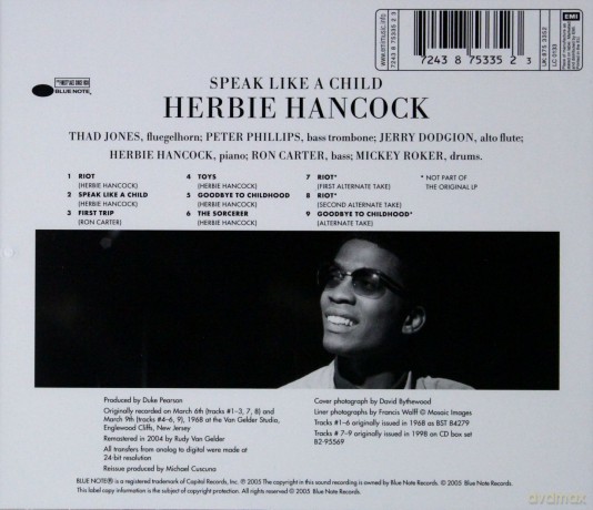 Hancock, Herbie: Speak Like A Child - Rvg [CD]