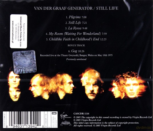 Van Der Graaf Generator: Still Life [CD]