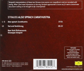Giuseppe Sinopoli: Strauss: Also Sprache (virtuoso) [CD]