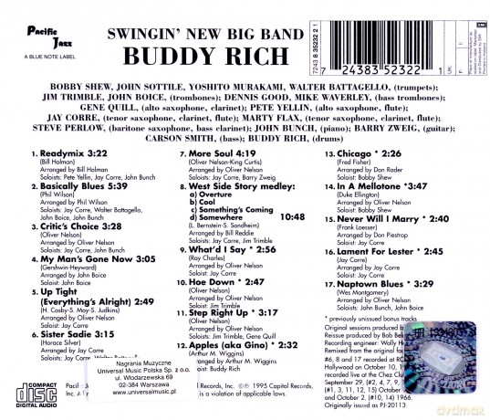 Rich, Buddy: Swingin` Big Band [CD]