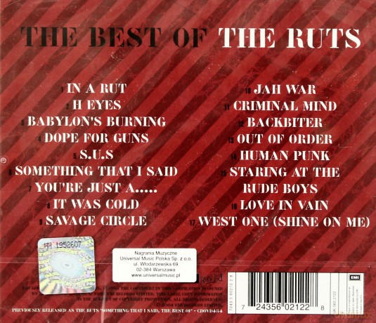 Ruts, The: The Best Of [CD]