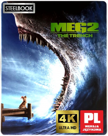 Meg 2: The Trench (Meg 2: Głębia) (steelbook) [Blu-Ray 4K]+[Blu-Ray]