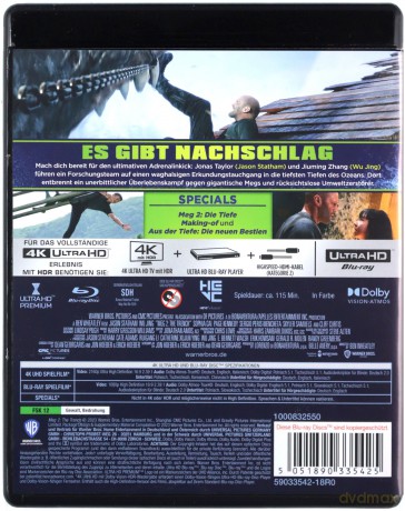 Meg 2: Głębia [Blu-Ray 4K]+[Blu-Ray]