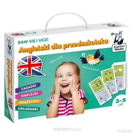 Baw się i ucz! Angielski dla przedszkolaka [KSIĄŻKA]