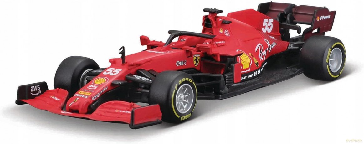 Bolid F1 Ferrari SF21 2021 Carlos Sainz