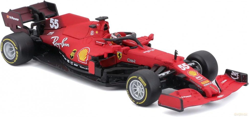 Bolid F1 Ferrari SF21 2021 Carloz Sainz