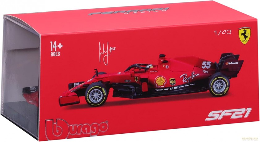 Bolid F1 Ferrari SF21 2021 Carloz Sainz