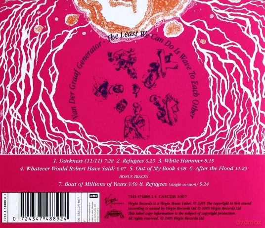 Van Der Graaf Generator: The Least We Can Do Is Wave To Each Other [CD]