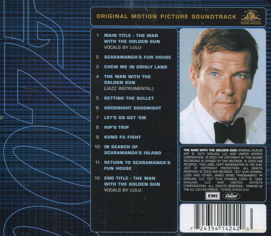 007 The Man With The Golden Gun soundtrack (Człowiek Ze Złotym Pistoletem) [CD]